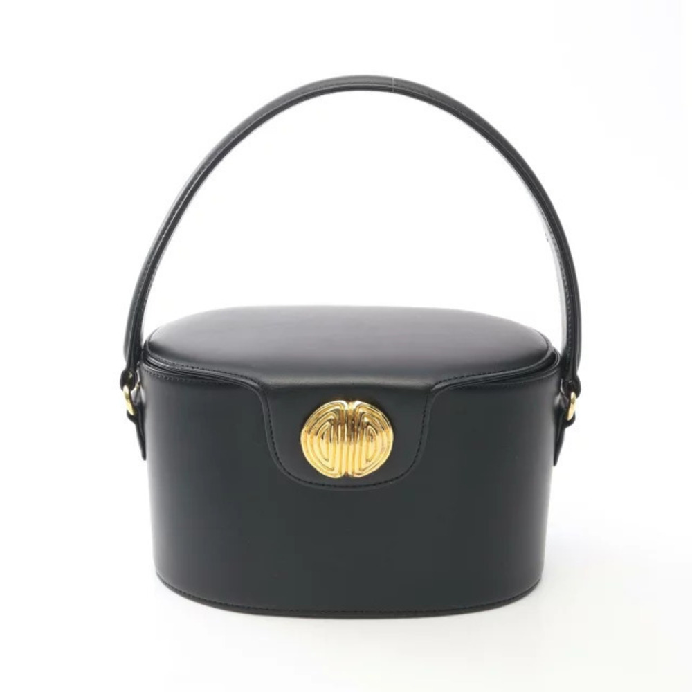 Givenchy Vanity Bag Handbag Leather Black